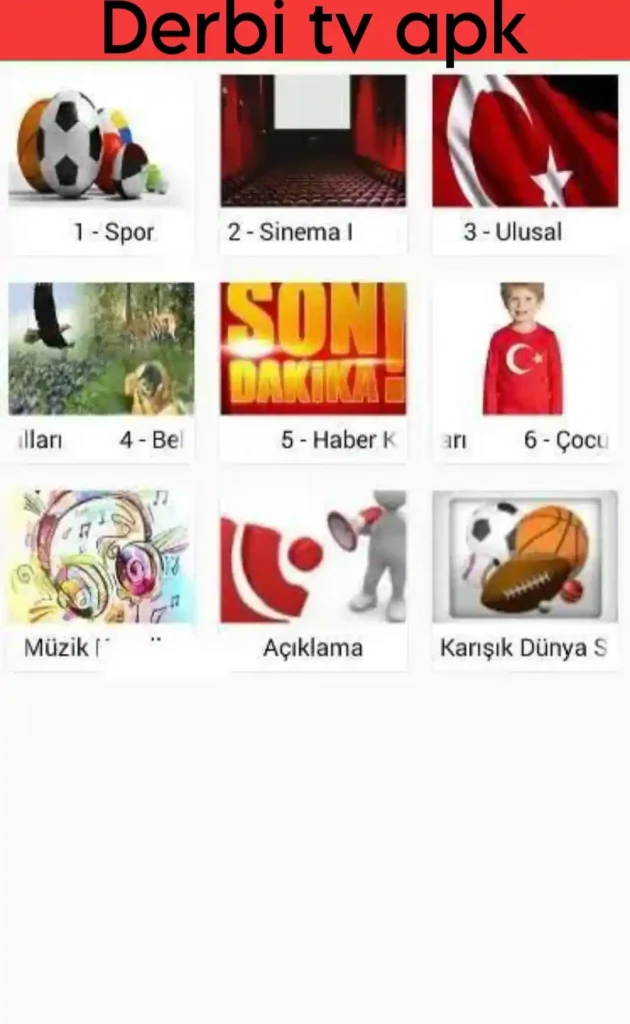 Derbi tv apk Ekran Görüntüsü 2