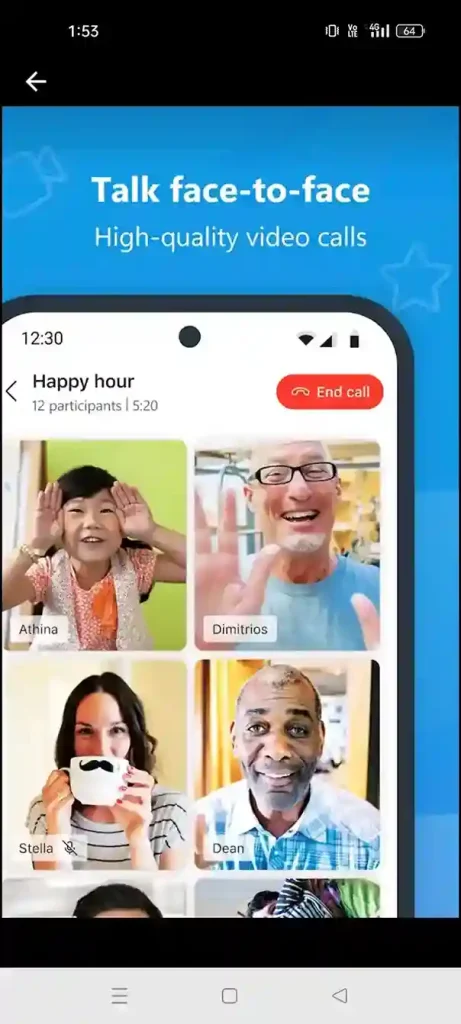 Skype apk Ekran Görüntüsü 1