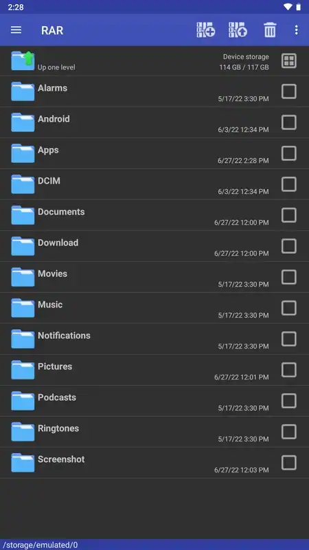 RAR APK Ekran Görüntüsü 1