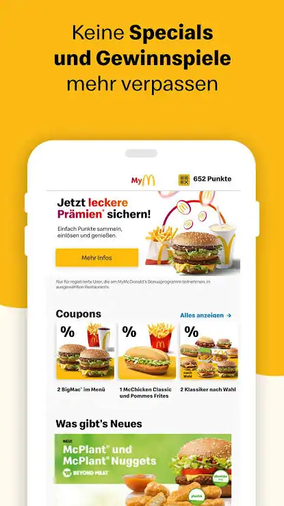 McDonalds apk Ekran Görüntüsü 1